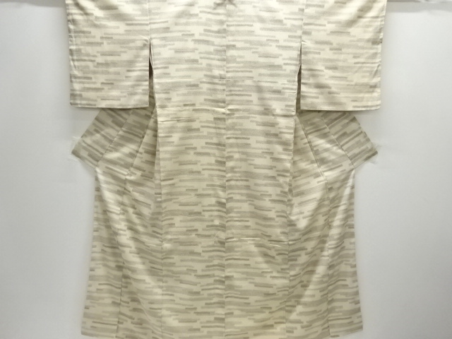 JAPANESE KIMONO / ANTIQUE KIMONO / SILK / SHIOZAWA / WOVEN STRIPE